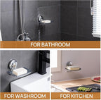 LEVERLOC Chrome Suction Cup Soap Dish Holder - Image 8