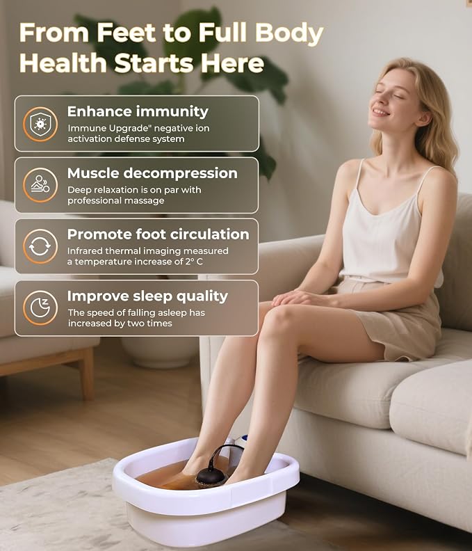 Ionic Foot Detox Machine 3.0, Foot Spa at Home detox, Ion Detox Foot Bath - Image 3