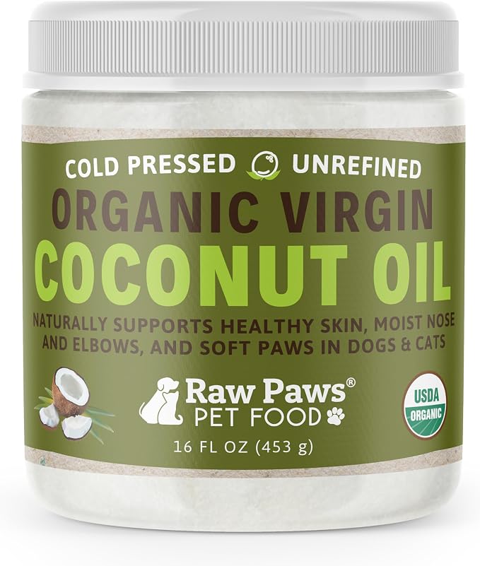 Raw Paws Virgin Organic Coconut Oil by RawPawsPetFood