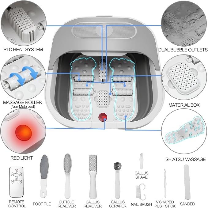 UNIFULL Collapsible Foot Spa Bath - Image 3