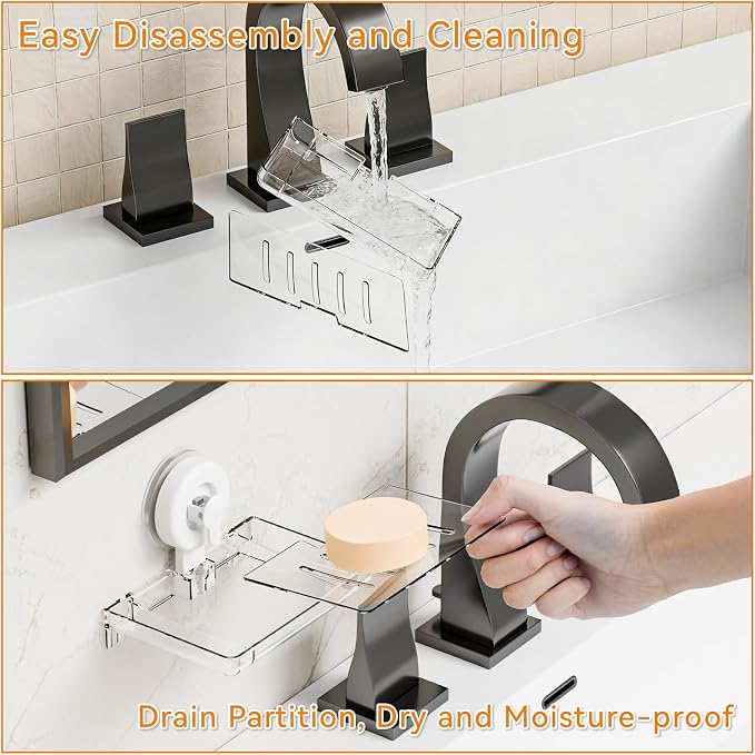 SUOXING 2 Pack Bar of Soap Holder - Image 4