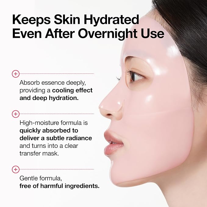 ANUA Peach 70 Niacin Brightening Collagen Mask, Overnight Face Mask - Image 4