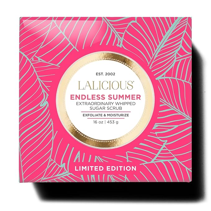 LALICIOUS Endless Summer Exfoliating & Moisturizing Body Scrub | Sugar & - Image 7
