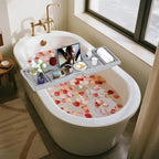 Bathtub Tray Caddy, Expandable Bath Trays - Image 3