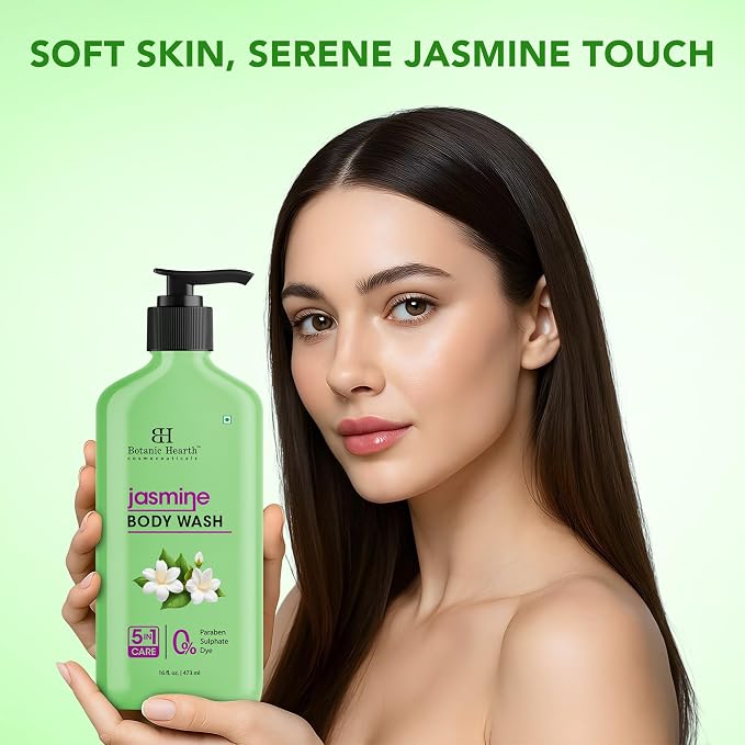Botanic Hearth Jasmine Body Wash – Gentle 5-in-1 Cleansing Formula - Image 8