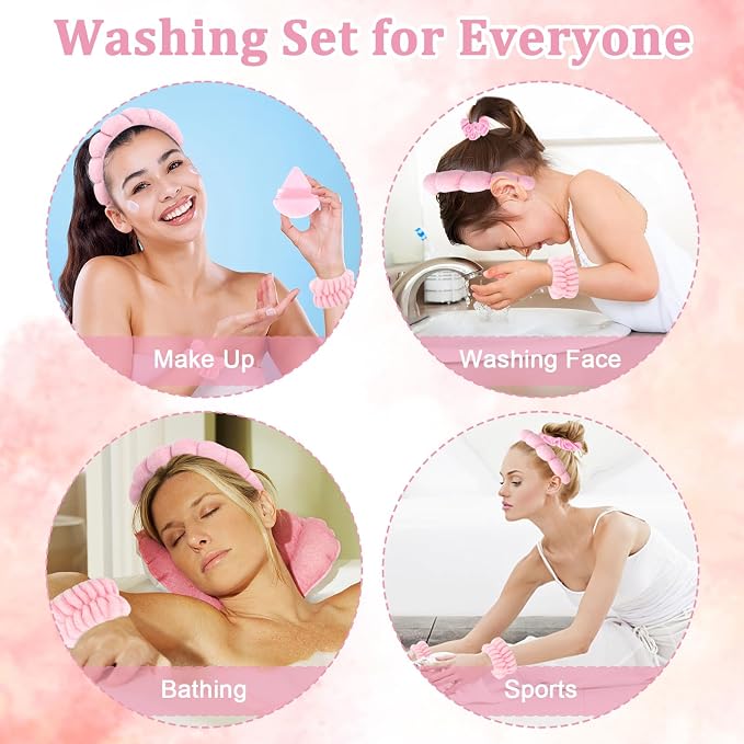 Spa Headband Set, Spa Party, Sleepover Party - Image 3