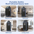Portable Infrared Sauna for Home Spa, Full Size 1 Person Far Infrared Sauna - Image 6