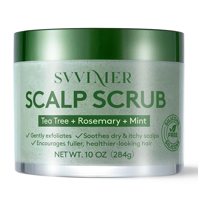 Svvimer Scalp Care Essentials – Scalp Scrub and Scalp Massager Brush Options by Svvimer