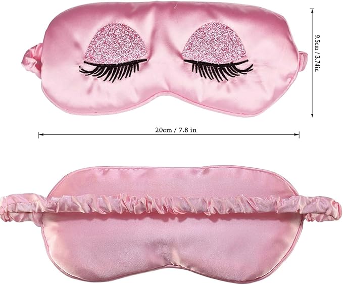 Sleep Mask, Ulbemoll Silk Eye Mask Satin Blindfold Smooth Soft Breathable - Image 2