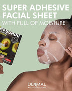 DERMAL Super Food Face Masks Skincare- 12 Pack Facial Sheet Mask - Image 6