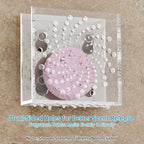 NiHome Acrylic Shower Steamer Tray Clear, Shower Steamer Holder - Image 3