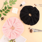 Wecoe Hair Towel Scrunchies 2pcs Soft Absorbent Large Microfiber Hair Drying - Image 7