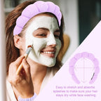 6Pcs Spa Set, Terry Cloth Headbands & Wrist Washbands - Image 3