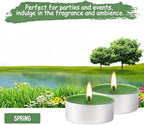 100 Pack Scented Tealight Candles 4 Hours, Spring Aromatherapy Candles - Image 4
