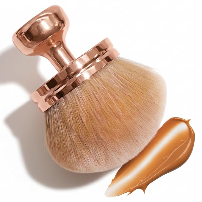 Kabuki Self Tanner Brush – Round Dome Blending Brush by Originbuty