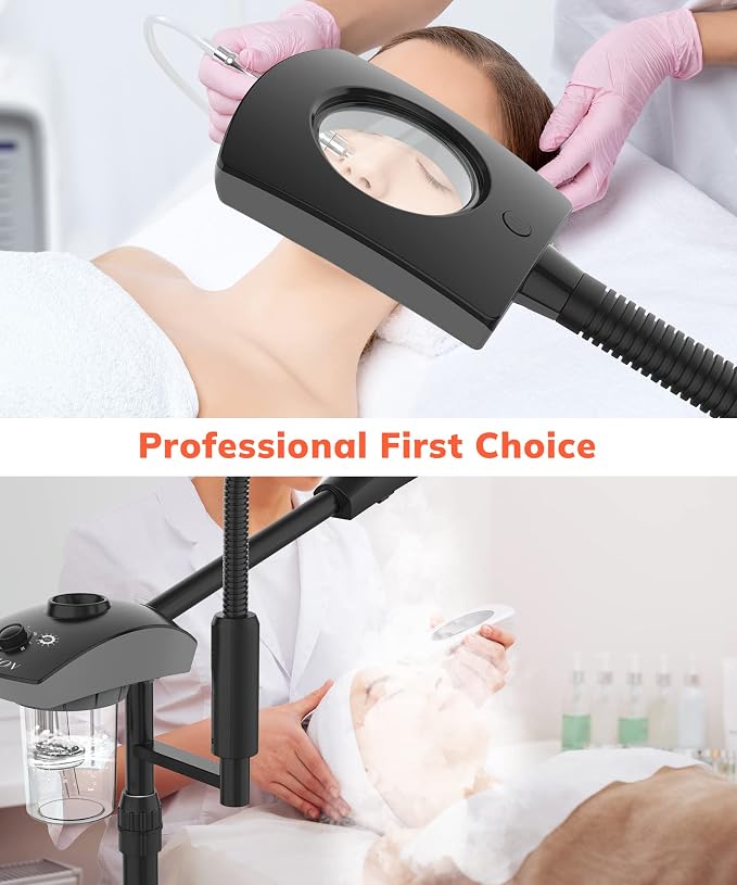 TASALON Professional Ionic Facial Steamer, 2-in-1 Face Steamer - Image 7