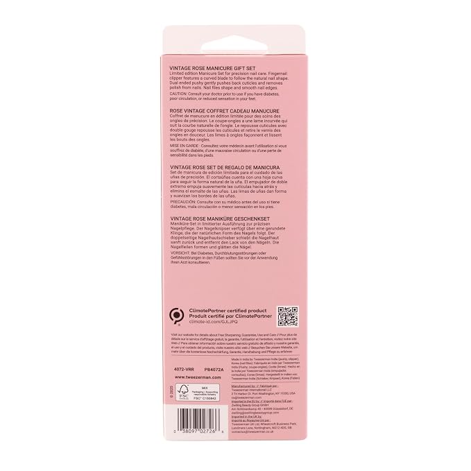 Tweezerman Vintage Rose Manicure Gift Set - Image 8