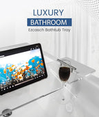 Acrylic Bathtub Tray Bathtub Tray Caddy Bath Tray Table - Image 4