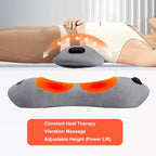 3 in 1 Back Massager, Electric Lumbar Support Pillow Heat Vibration Massage - Image 7