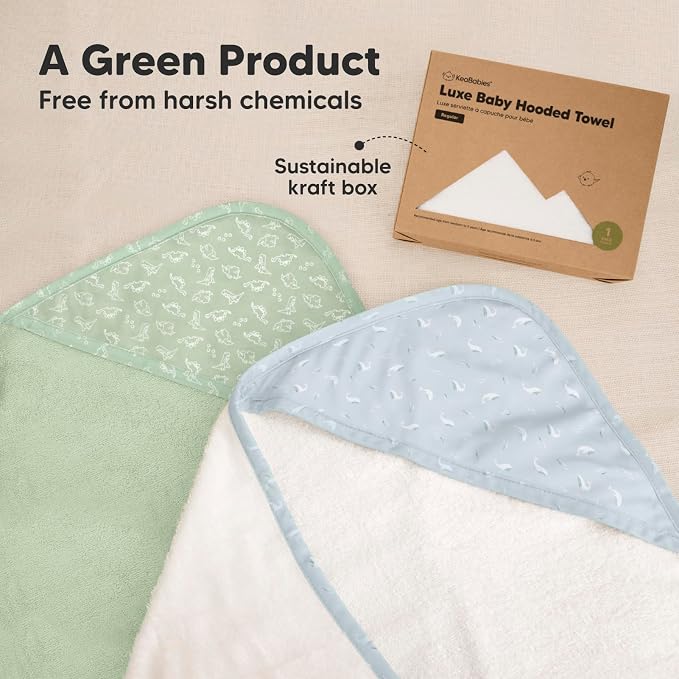 KeaBabies Hooded Baby Towel for Newborn - Image 8