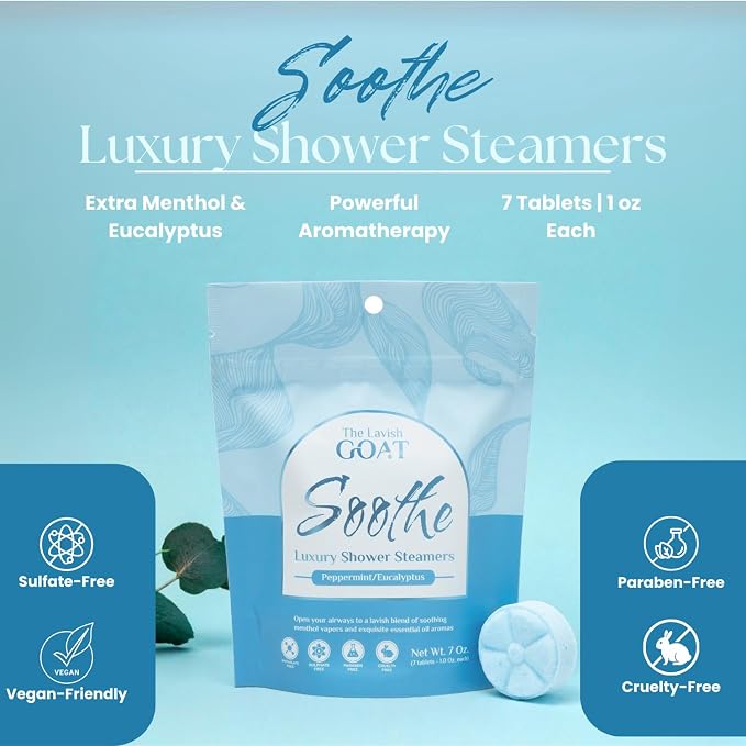 TLG Soothe Shower Steamers Aromatherapy 7 Pack – USA Made - Image 5