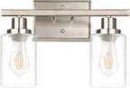 Ascher 2-Light Wall Sconces, Modern Vanity Light Fixture by Ascher