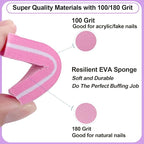 Nail File and Buffer Set, Nail File Kit Professional Nail Files & Buffers - Image 4