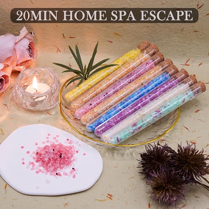 Bath Salts for Women Relaxing, Bath Salts Gift Set, Travel Size - Image 2