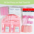 Press On Nail Tool Kit with Everything, Bebbtiy Press On Nail Prep Tool Kit - Image 5