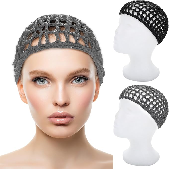 WLLHYF Wig Cap Thick Long Hair Caps Adjustable Net Mesh Braided Weaving Making - Image 7
