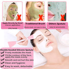 RamPula Silicone Face Mask Brush, Facial Mud Mask Applicator Brush Flexible - Image 3