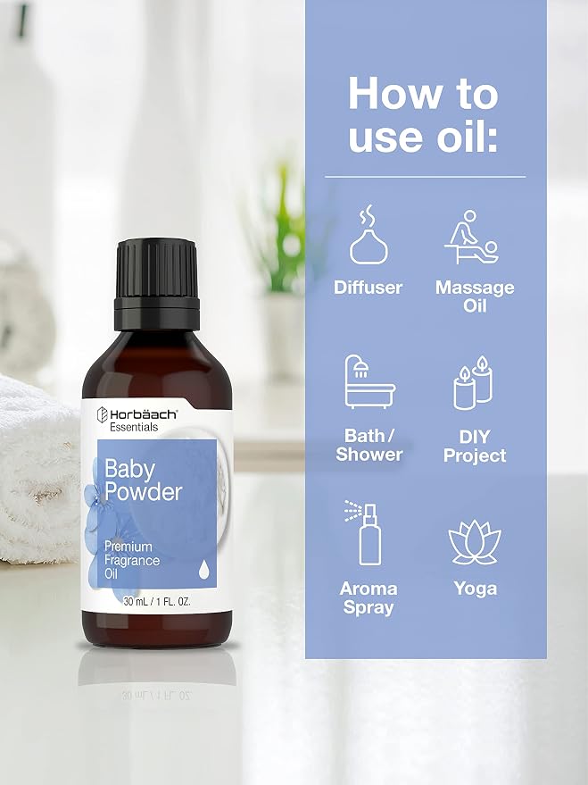 Horbäach Baby Powder Fragrance Oil | 1 fl oz | Premium Grade | - Image 3