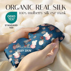 Silk Sleep Mask Soft Pressureless: 100% Mulberry Silk - Image 2