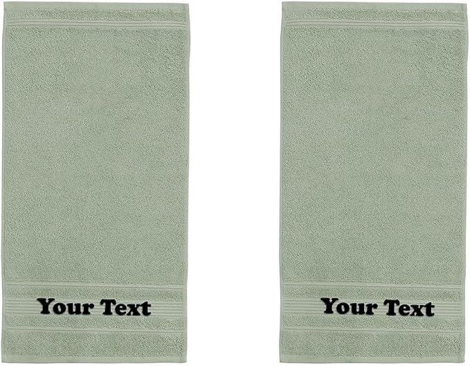 Personalize Your Towels with Custom Embroidery: Names, and Initials. Perfect by Ephesos