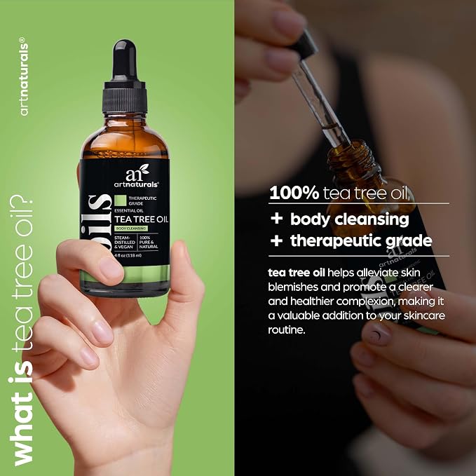 artnaturals Tea Tree Essential Oil- 100% Pure Oils Premium Melaleuca - Image 2
