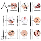 Manicure Set Nail Clipper Kit Pedicure Manicure Kit 12 In 1 Professional - Image 4