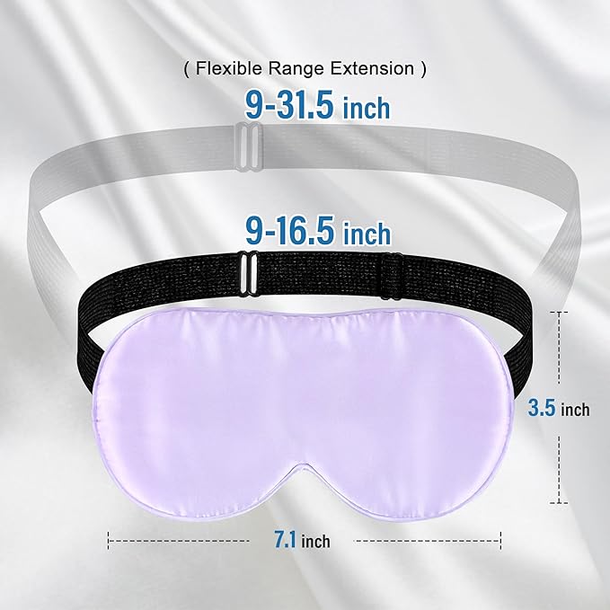 Silk Sleep Eye Mask for Kids, 100% Real Natural Pure Silk Sleeping Masks - Image 5