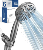 6-Mode High Pressure Handheld Shower Head Set, Consumer Reports Recommended by HOPOPRO