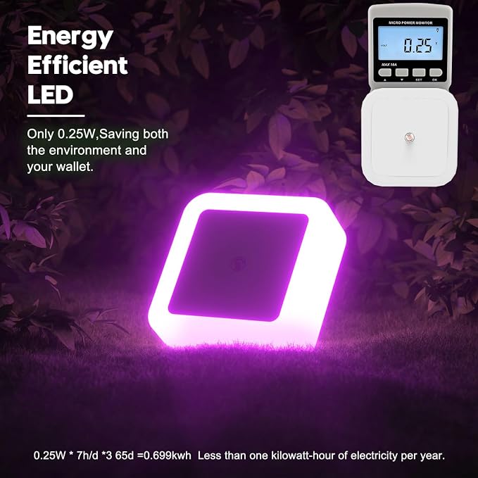 Sujeet Night Light, Night Lights Plug into Wall 4-Pack, Dusk to Dawn Night Lamp - Image 8