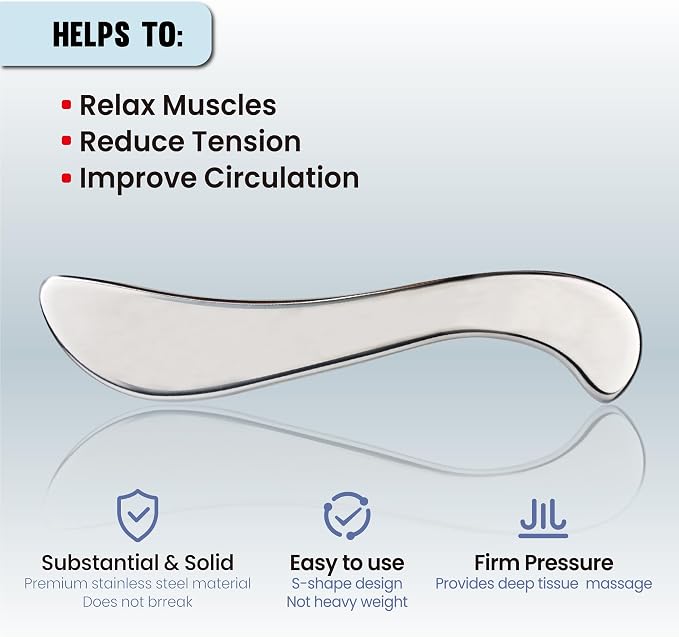 Muscle Scraper Tools, Stainless Steel Guasha Tool - Image 2
