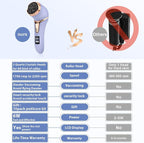 Callus Remover for Feet, Portable Pedicure Kit Foot File Callus Remover - Image 3