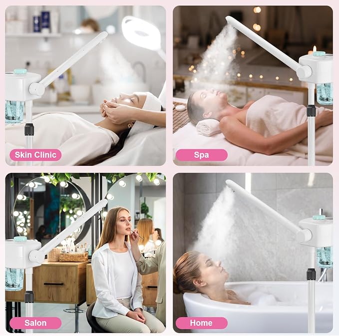 Professional Facial Steamer, Ionic Face Steamer Esthetician Vaporizador - Image 6