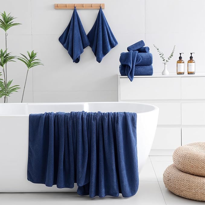 18 Piece Microfiber Bath Towels Set - Image 4