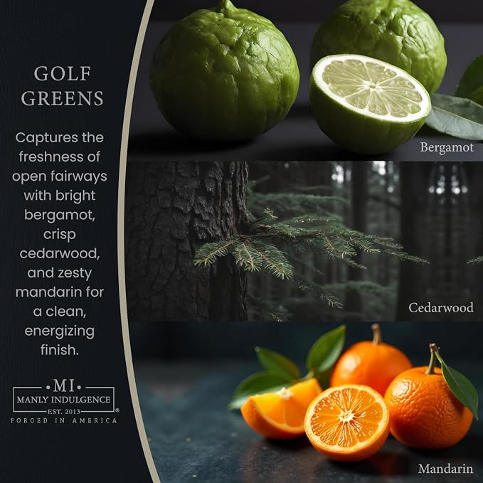 Manly Indulgence Golf Greens Scented Candles - Image 2