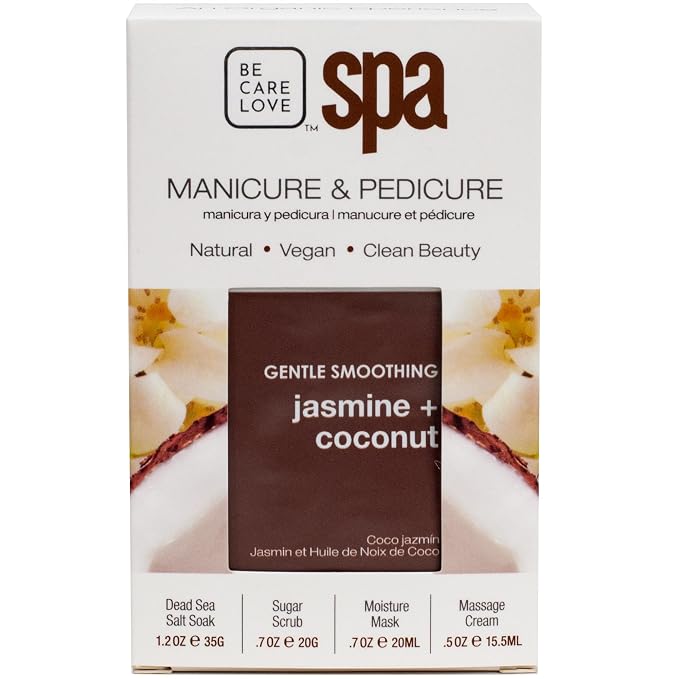 BCL Spa Jasmine + Coconut Professional Pedicure Kit Foot Spa Set – Exfoliate by BCLSPA