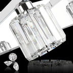 Aipsun Bathroom Vanity Light Crystal Vanity Lighting Fixtures 6 Lights Chrome - Image 7