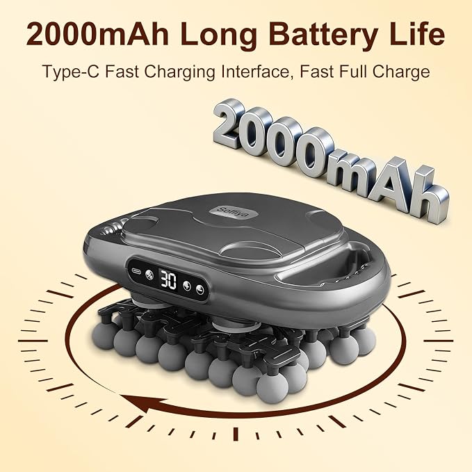 Back Massager for Pain Relief Deep Tissue, 42 Head Massage Gun Deep Tissue - Image 3