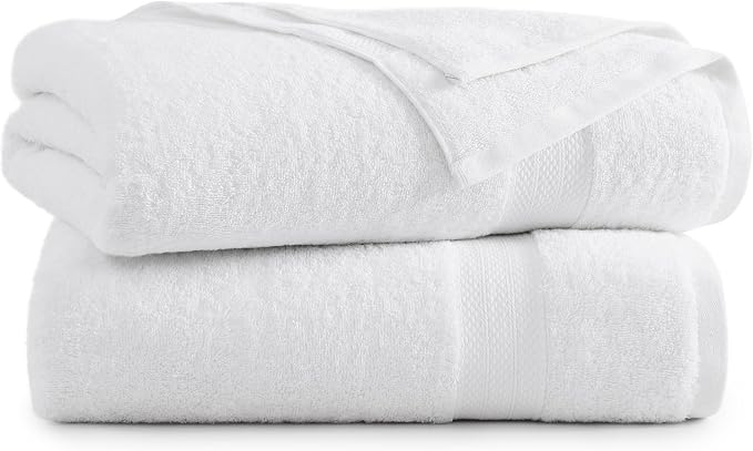LANE LINEN 100% Ring Spun Cotton Bath Sheets - Image 2