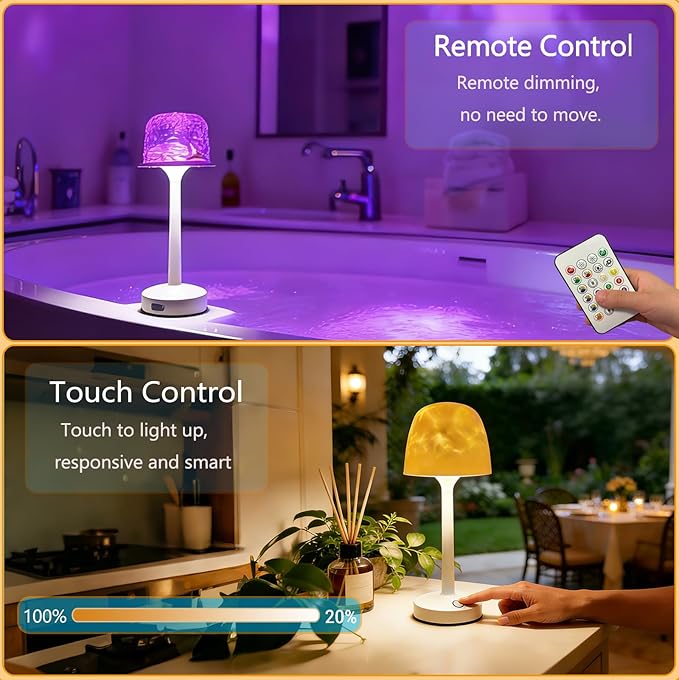 Waterproof Shower Lamp, Cordless Bathroom Lamp - Image 4