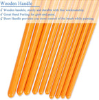 BOSOBO Paint Brushes Set, 10 Pieces Round Pointed Tip Paintbrushes Nylon Hair - Image 5